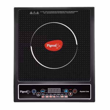 Pigeon by Stovekraft Copper Coil Rapido Cute Induction Cooktop Induction Cooktop??(Black, Push Button)