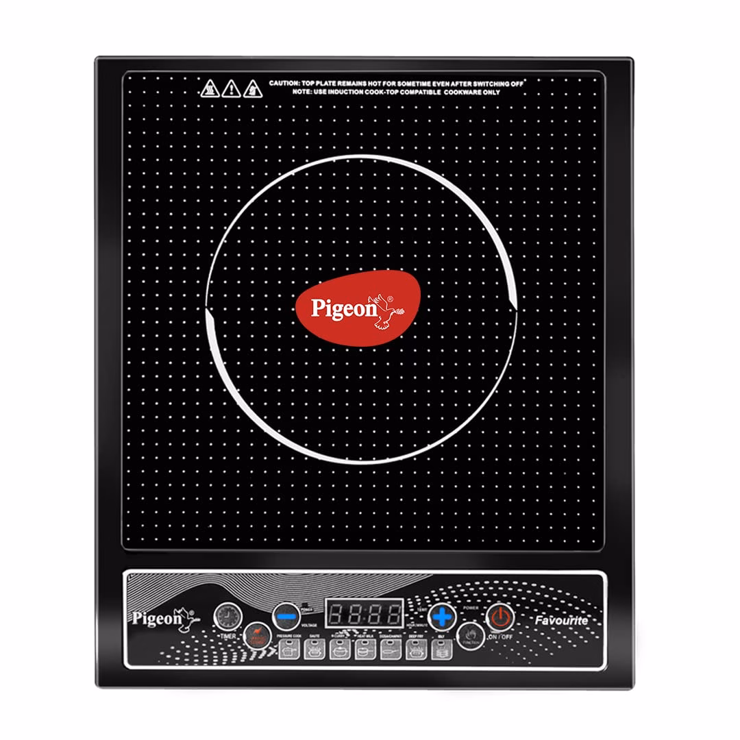 Pigeon Favourite IC 1800 W Induction Cooktop??(Black, Push Button)