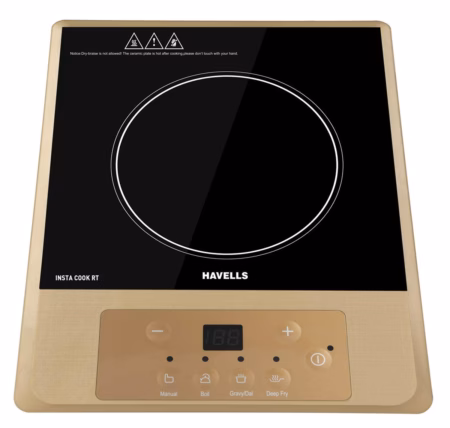 Havells Insta Cook RT 1400W Induction Cooktop??(Gold, Push Button)