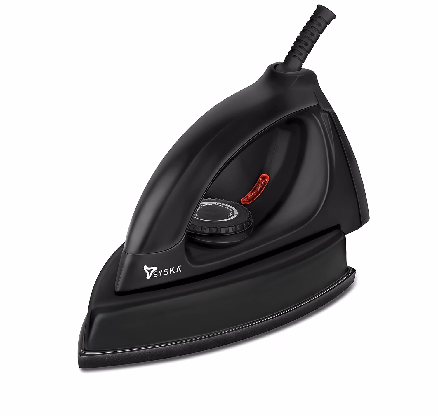 Syska SDI 350 German Non-Stick Dual Coating Soleplate 1000 W Dry Iron??(Black)