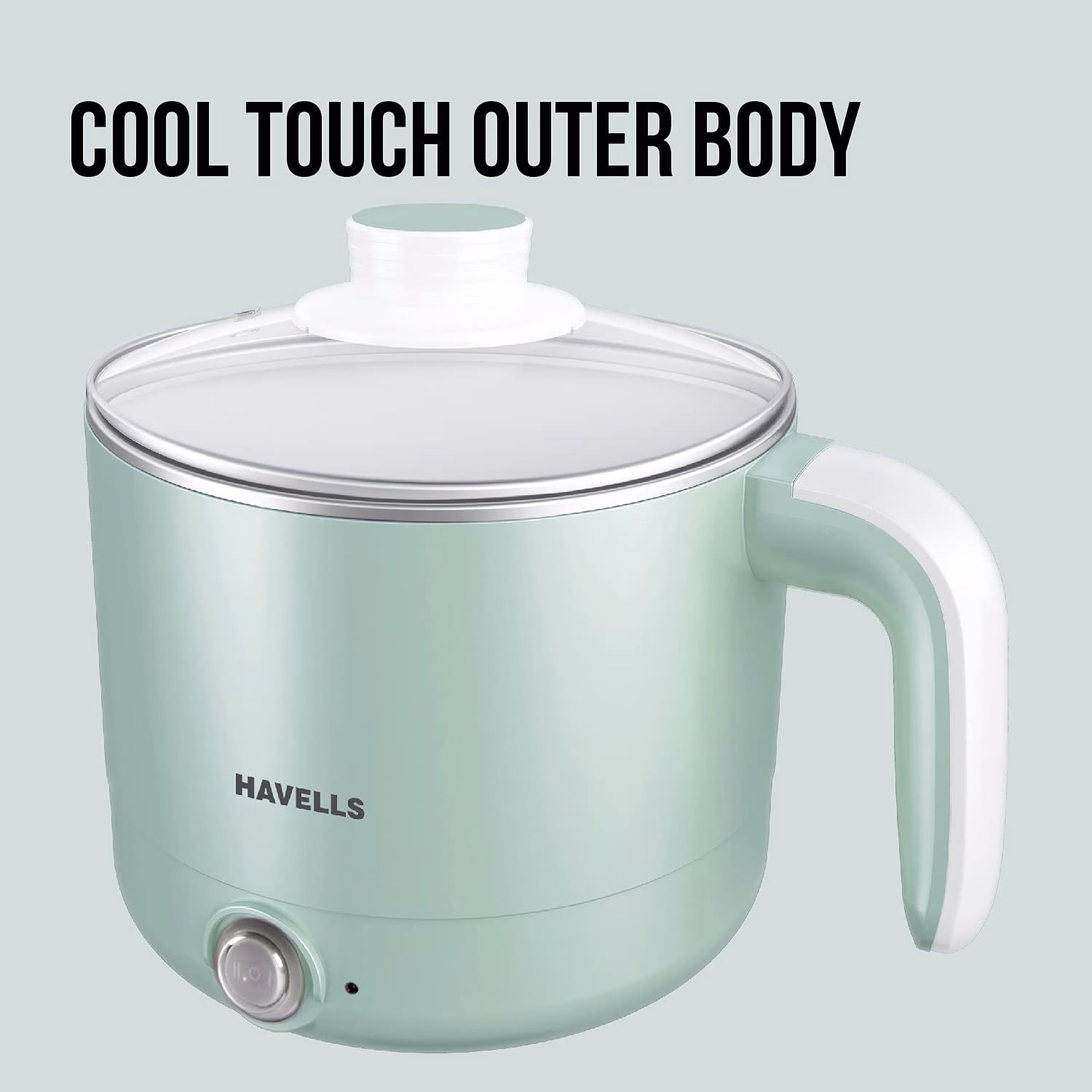 Havells Capture Multi Cooker Electric Kettle??(1.2 L, Green) - Image 3