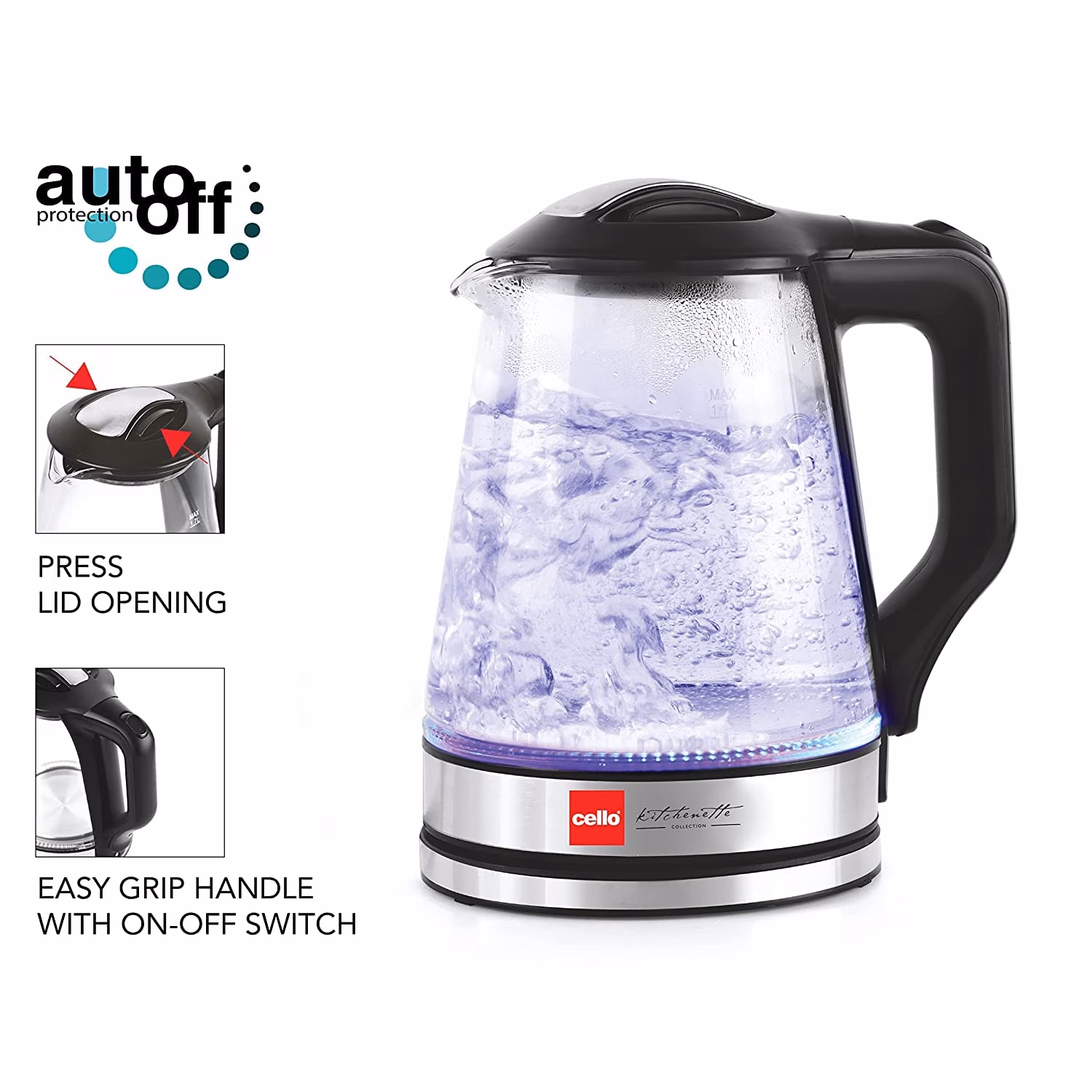 Cello QUICK BOIL Beverage Maker??(1.7 L, White) - Image 4