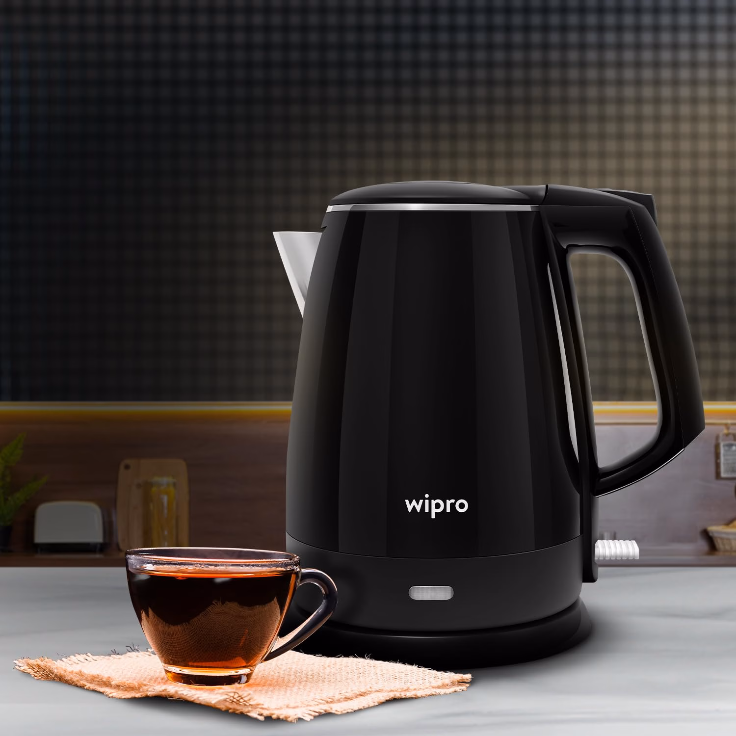 Wipro BK205 Electric Kettle??(1.5 L, Black) - Image 4