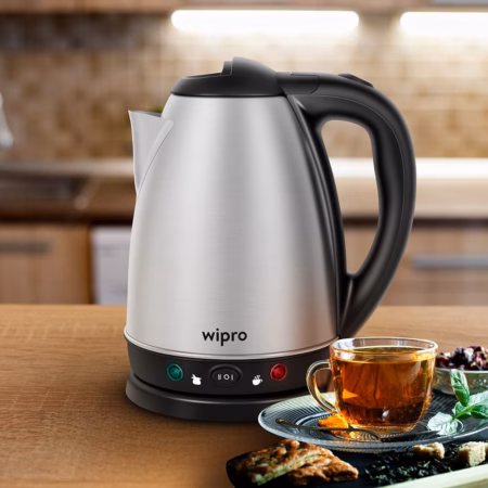 Wipro Vesta Kettle with Keep warm Function & Over Heat Protection Beverage Maker??(1.8 L, Stainless Steel)