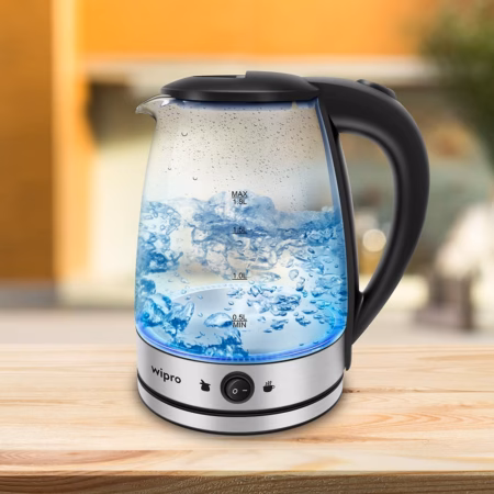 Wipro Vesta Glass LED electric Kettle with Keep warm Function Beverage Maker??(1.8 L, Glass)