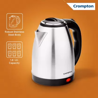 Crompton ACGEK-INSTAHOT Electric Kettle??(1.8 L, Silver, Black) - Image 4