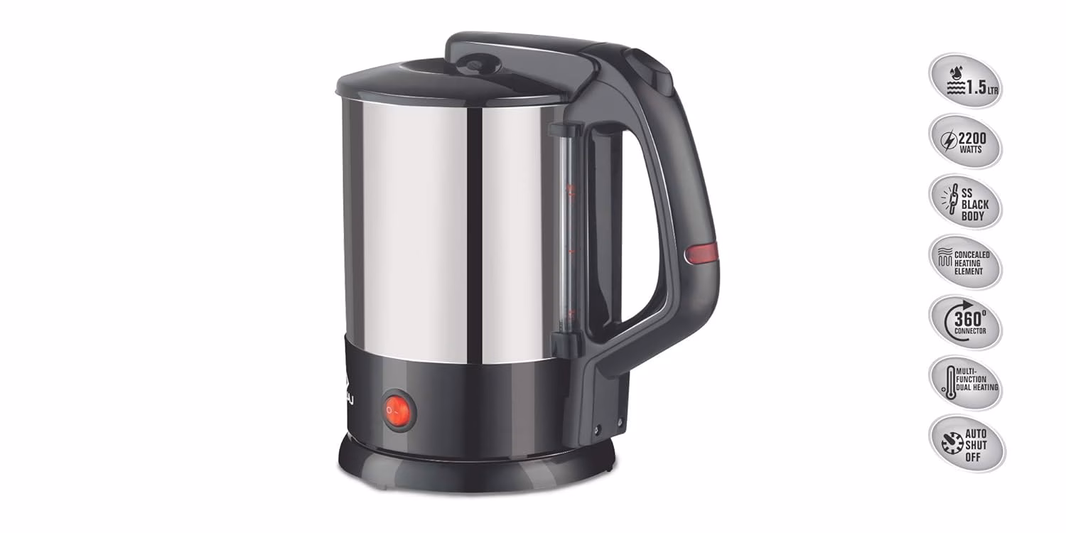 Bajaj Majesty TMX 3 Tea Maker Electric Kettle??(1.5 L) - Image 3