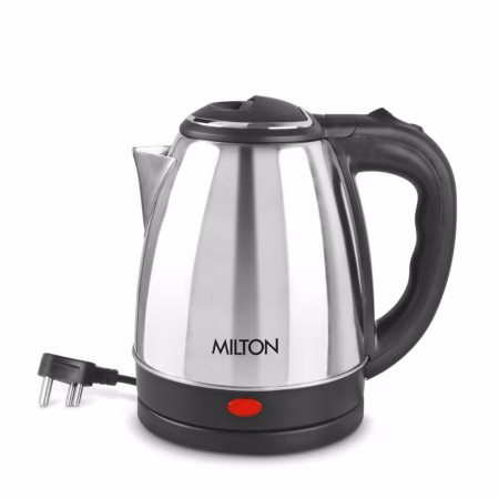 Milton Go Electro Stainless Steel Electric Kettle, 1 Piece, 1.5 Litres, Silver Electric Kettle??(1.5 L, Silver)
