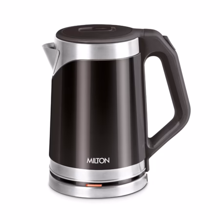 Milton Vienna Stainless Steel Double Walled Electric Kettle??(1.8 L, Black)
