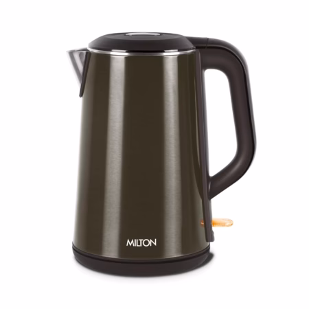 Milton Hagen Stainless Steel Double Walled Electric Kettle??(1.8 L, Black)