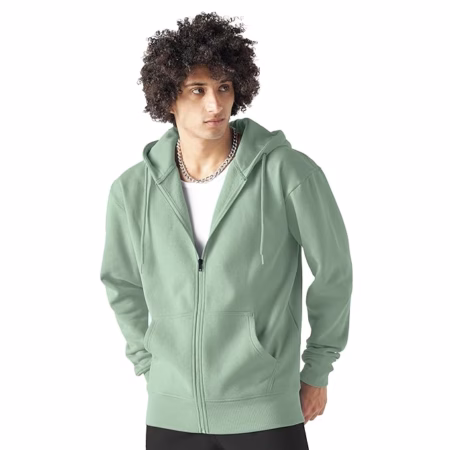 Men Cotton Fleece Pista Hoodie.
