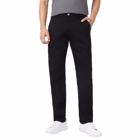 Men's Cotton Casual Chinos Trousers