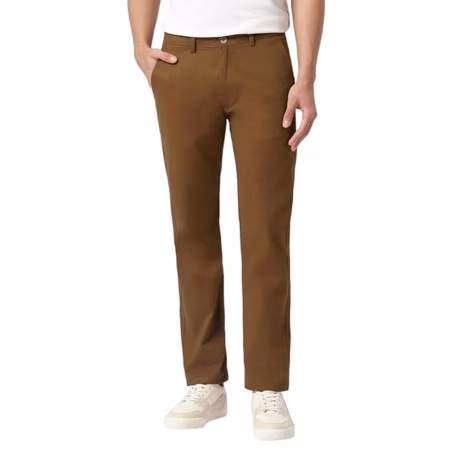 Men's Cotton Casual Chinos Trousers