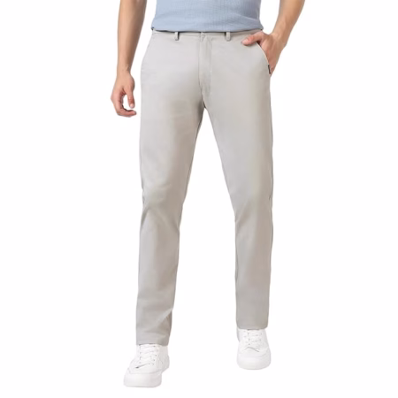 Men's Cotton Casual Chinos Trousers