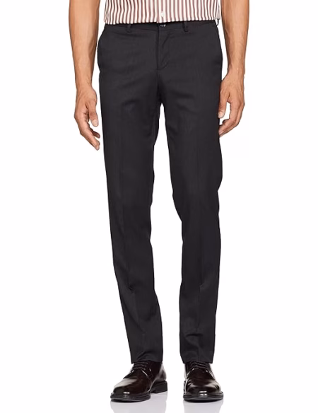 Men's Stretchable Formal Graphite Grey Pants