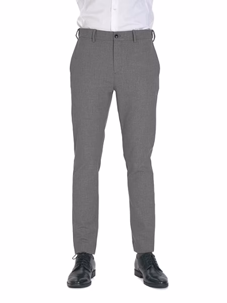 Men Stylish Slim Fit Light Grey Pants