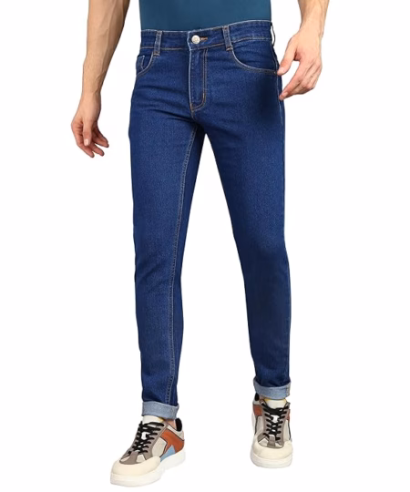 Blue Men Slim Fit Stretchable Jeans