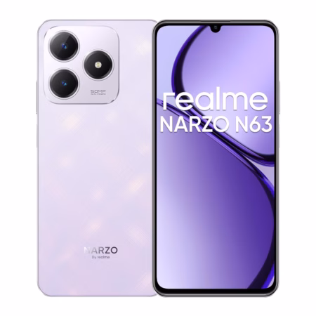 realme Narzo N63 4G (Twilight Purple, 128 GB)??(4 GB RAM)