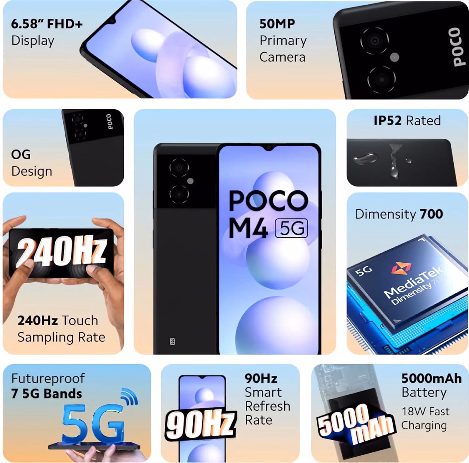Poco M4 5G (Power Black, 128 GB)??(6 GB RAM) - Image 3