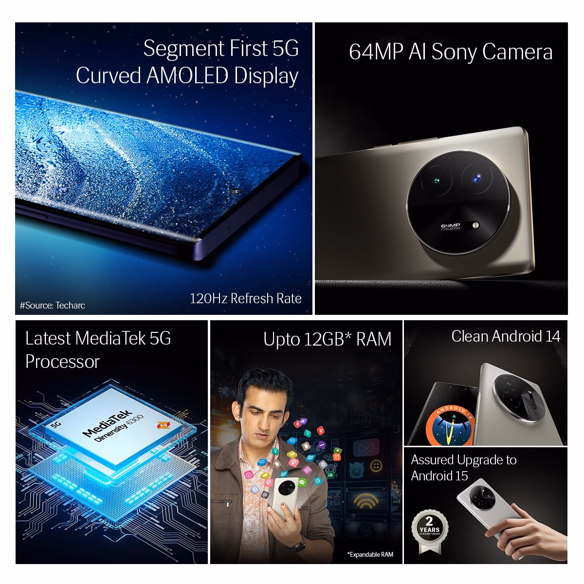 Lava Blaze x (Starlight Purple, 128 GB)??(6 GB RAM) - Image 3