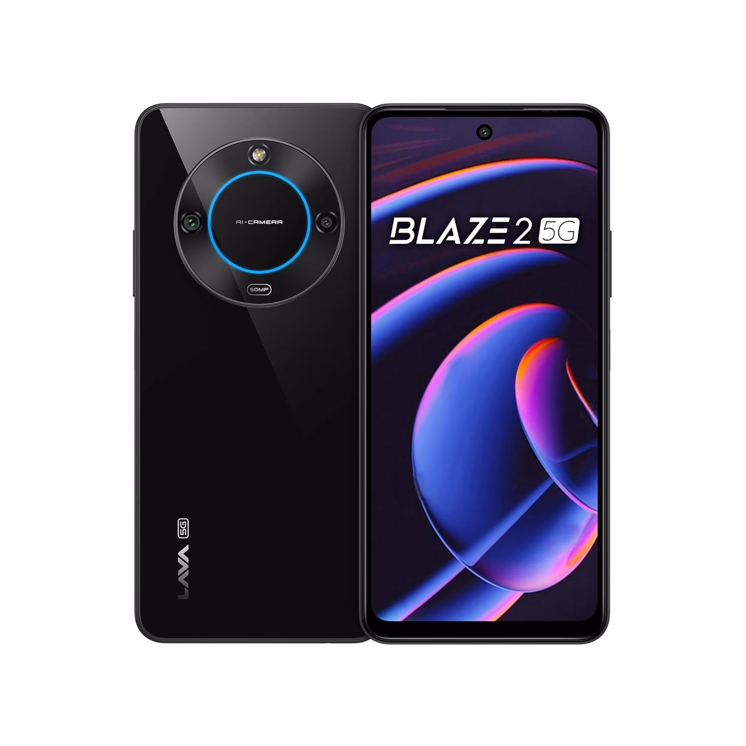 Lava Blaze 2 5G (Glass Black, 128 GB)??(6 GB RAM)