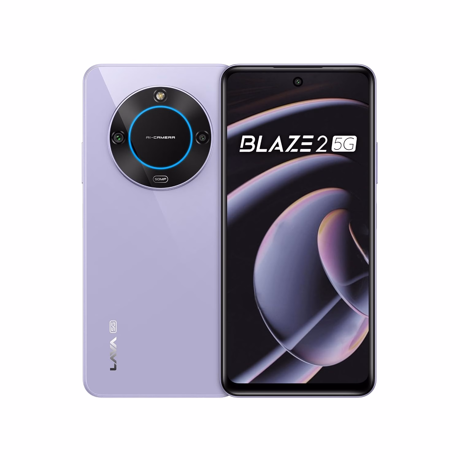 Lava Blaze 2 5G (Glass Lavender, 128 GB)??(6 GB RAM)