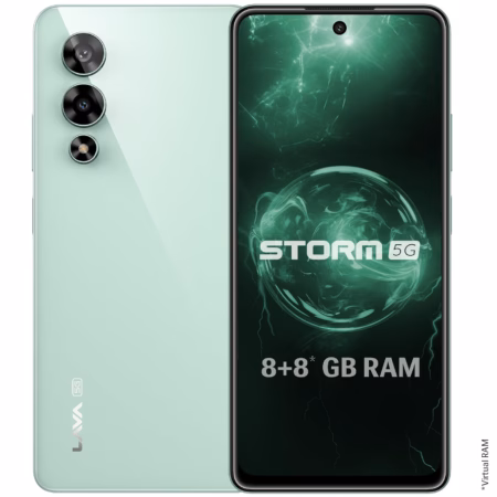 Lava Storm 5G (Gale Green, 128 GB)??(8 GB RAM)