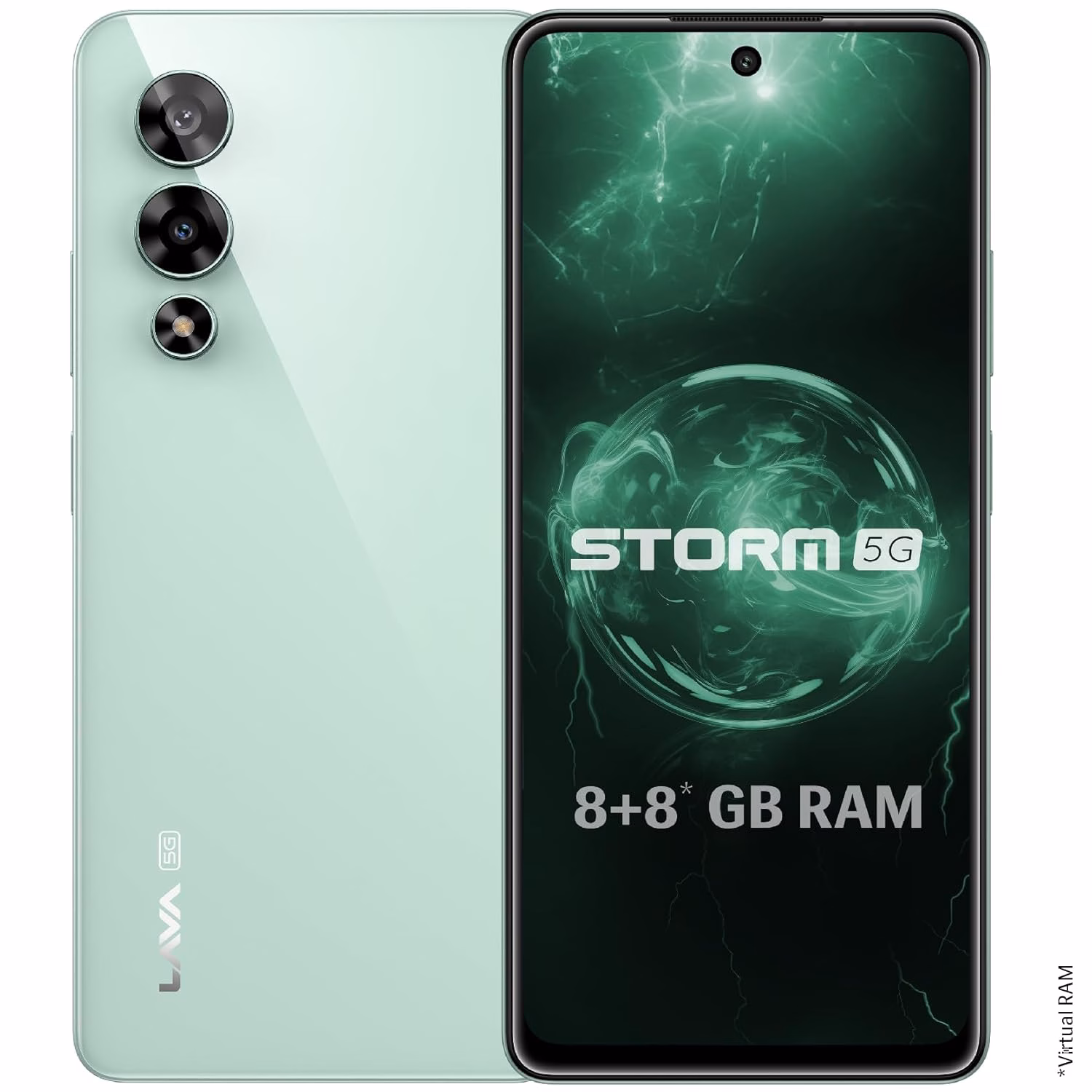 Lava Storm 5G (Gale Green, 128 GB)??(8 GB RAM)