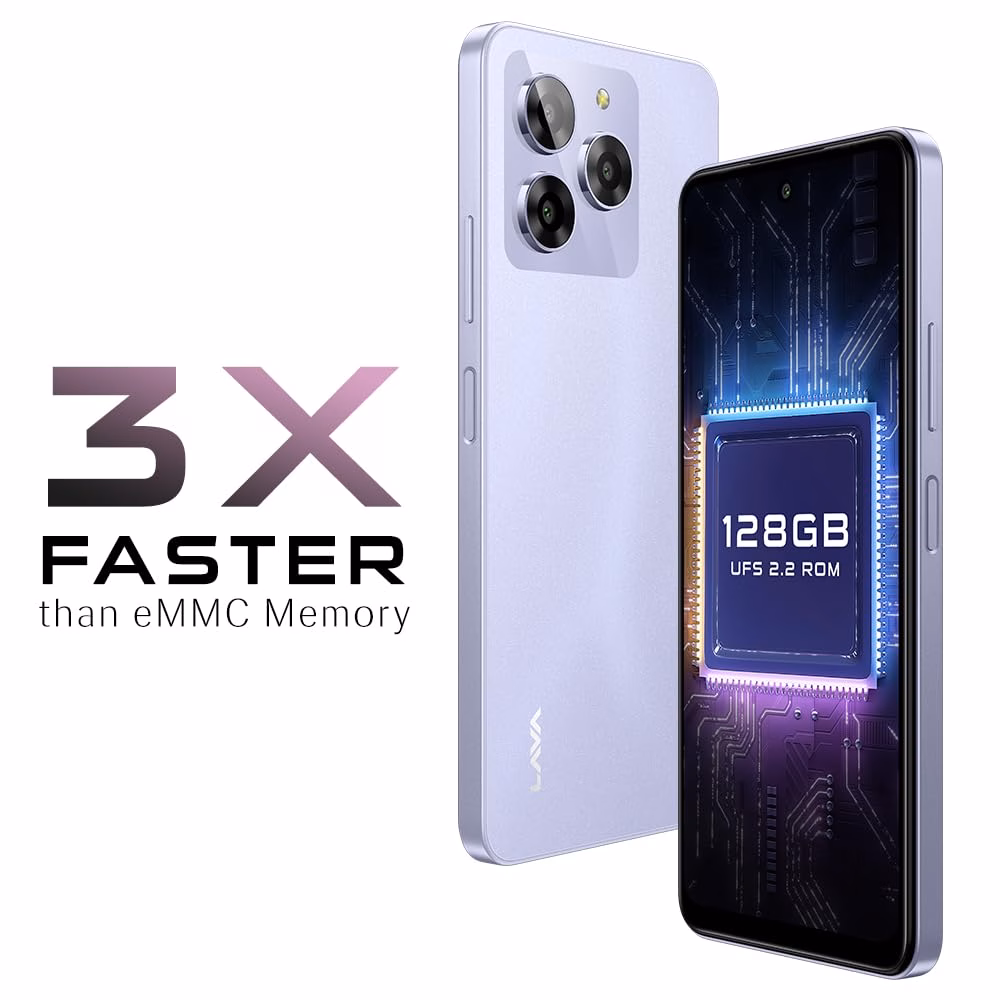 Lava Yuva 3 (Cosmic Lavender, 128 GB)??(4 GB RAM) - Image 3