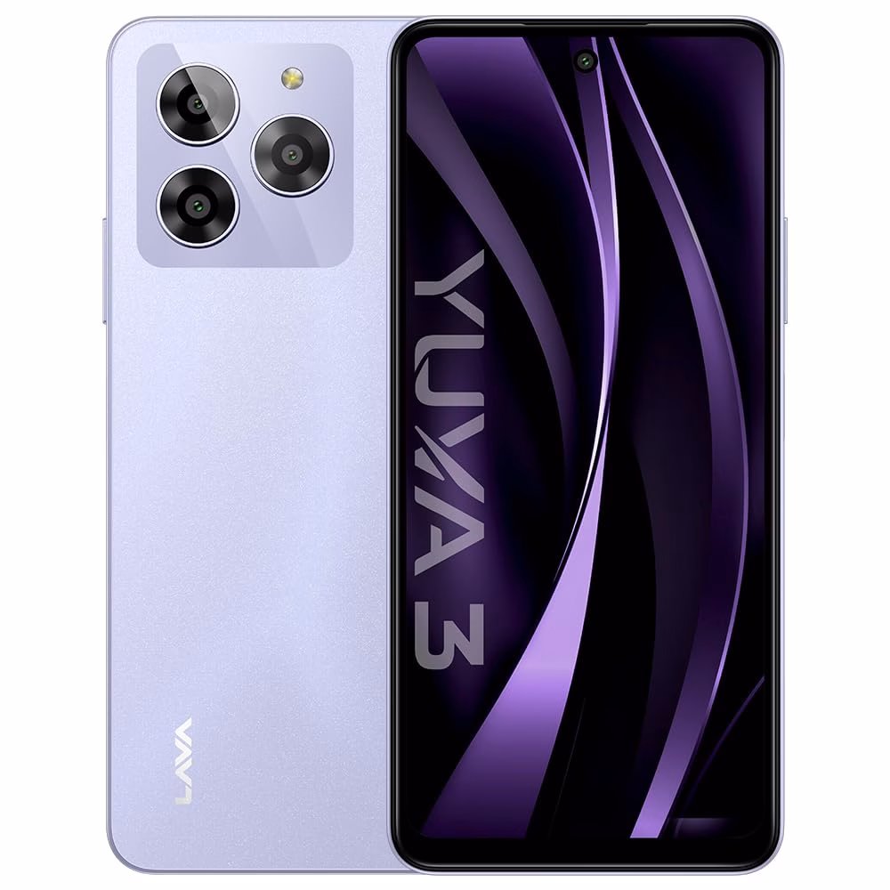 Lava Yuva 3 (Cosmic Lavender, 128 GB)??(4 GB RAM)