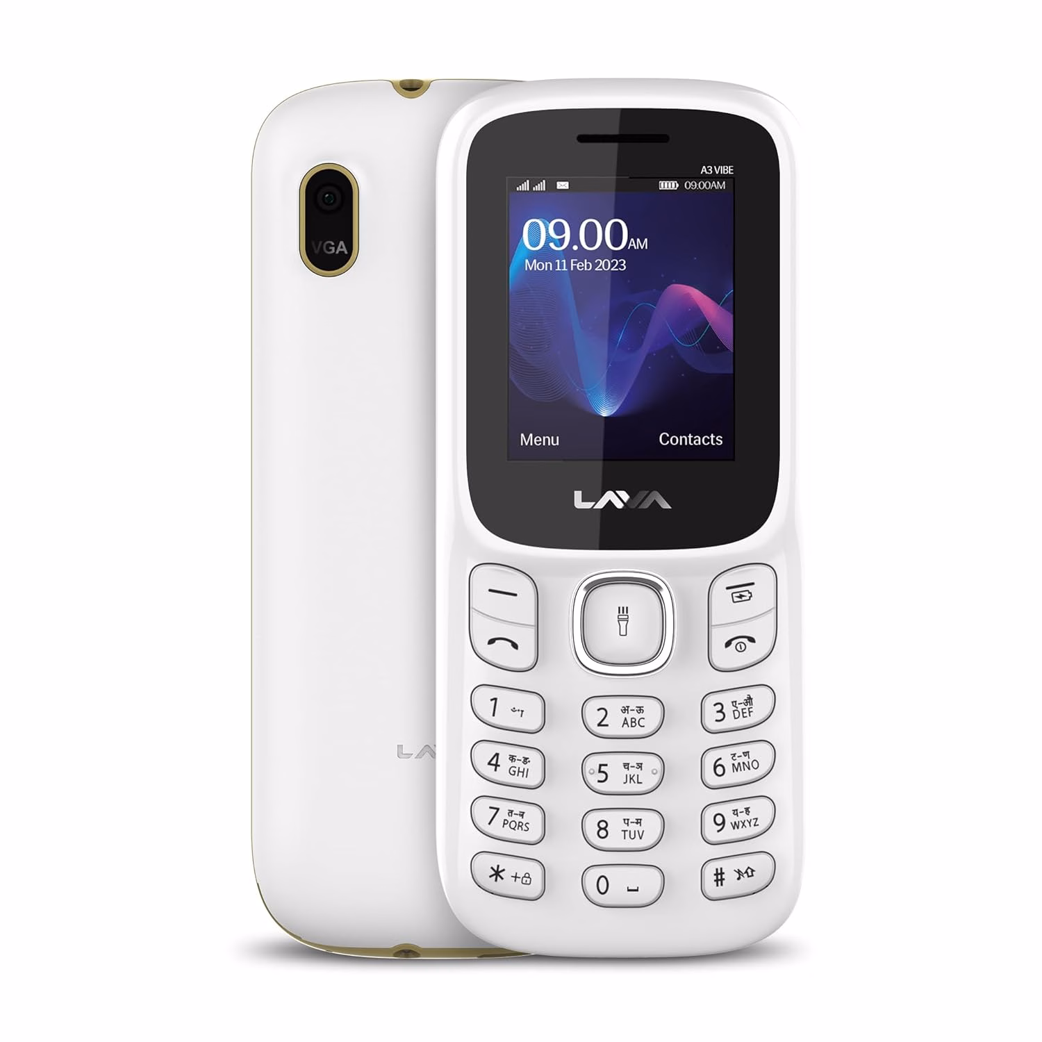 Lava A3 Vibe DS Keypad 32GB??(White Beige)