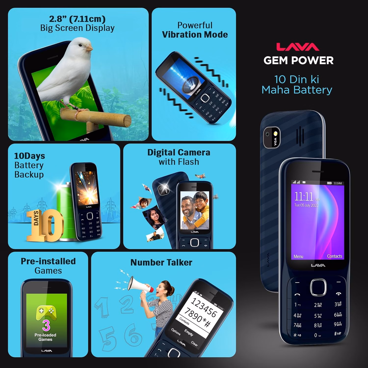 Lava Gem 32 MB?(Black, Gold) - Image 3