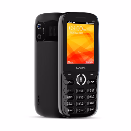 Lava A5 Keypad Mobile 32 GB??(Black)