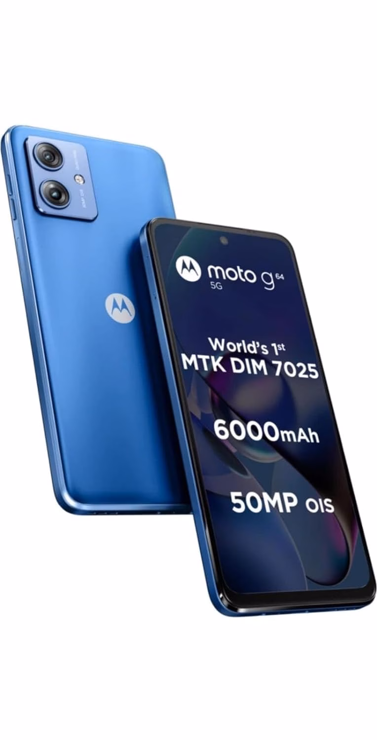 Motorola g64 5G (Pearl Blue, 256 GB)??(12 GB RAM)