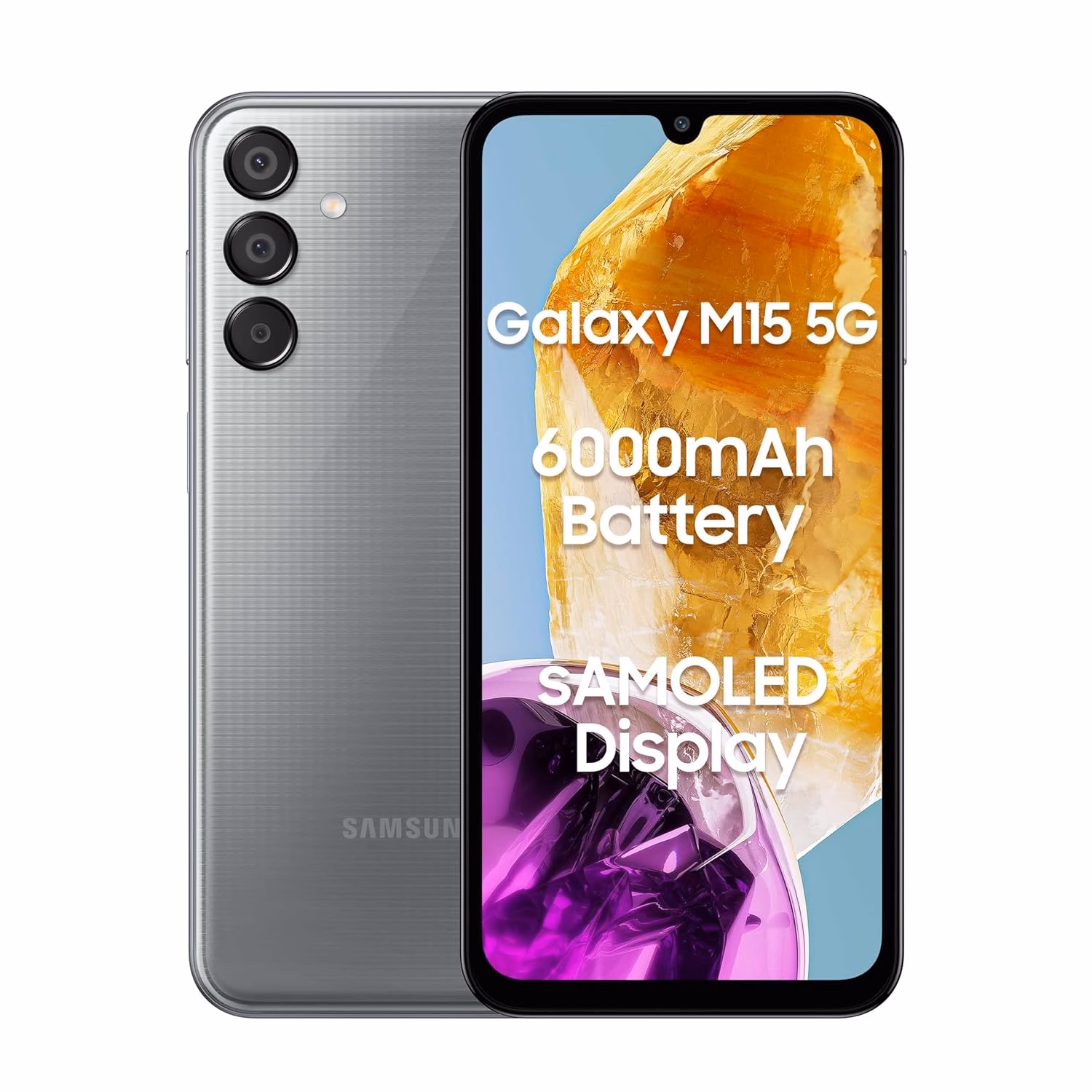 Samsung Galaxy M15 5G (Stone Grey, 128 GB)??(8 GB RAM)