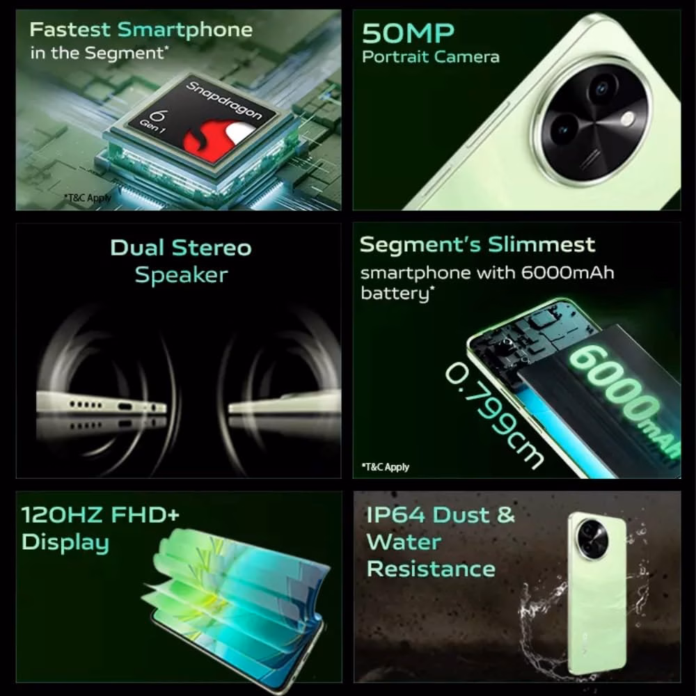 vivo T3x 5G (Celestial Green, 128 GB)??(6 GB RAM) - Image 3