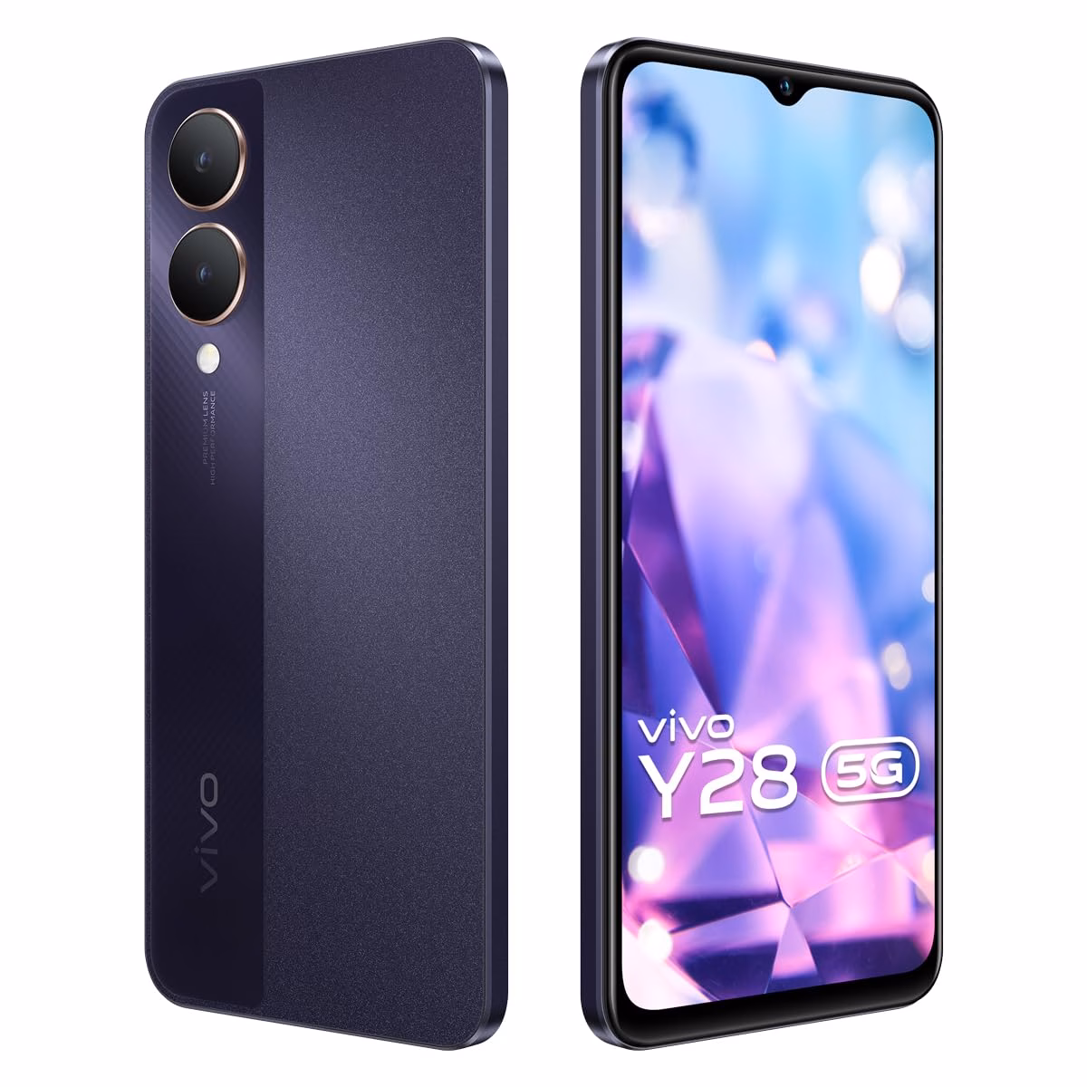 vivo Y28 5G (Crystal Purple, 128 GB)??(6 GB RAM)