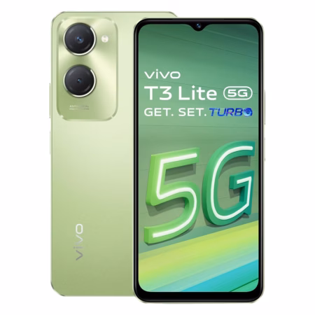 vivo T3 Lite 5G (Vibrant Green, 128 GB)??(6 GB RAM)