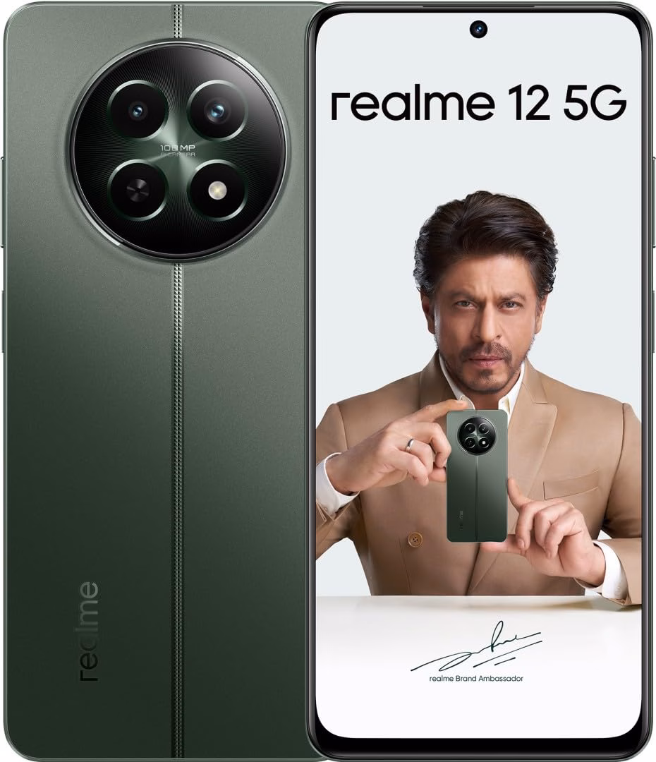 realme 12 5G (Woodland Green, 128 GB) (8 GB RAM)