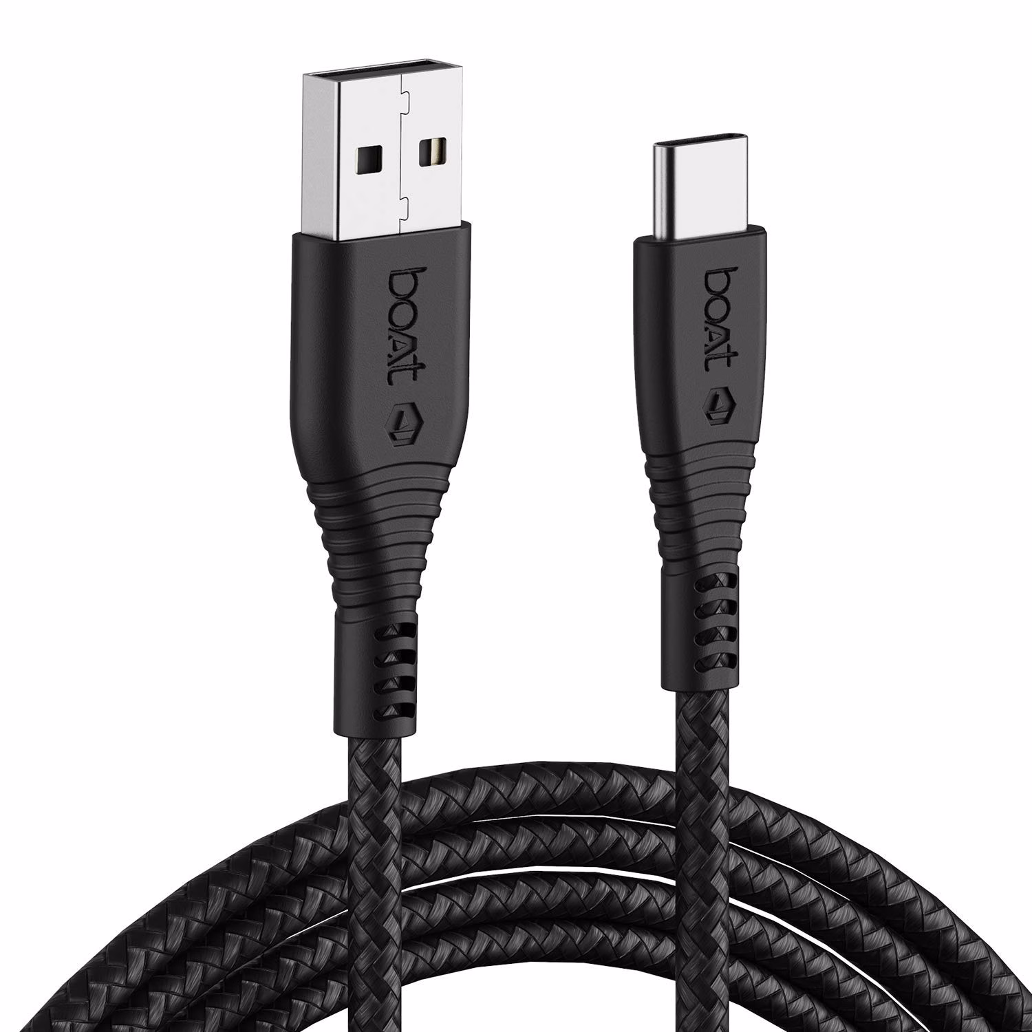 boAt USB Type C Cable 3 A 1.5 m A320?(Compatible with Mobiles, Tablets & any other device with type-c port, Black)
