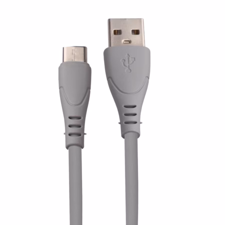 Zebronics USB Type C Cable 2.4 A 1.2 m PVC ZEB-UT240?(Compatible with Mobile, Grey)