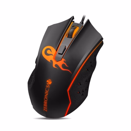 ZEBRONICS Zeb-Clash Wired Optical Gaming Mouse??(USB 2.0, USB 3.0, Black)