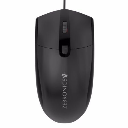 ZEBRONICS ZEB-VELOCITY Wired Optical Mouse??(USB 3.0, Black)