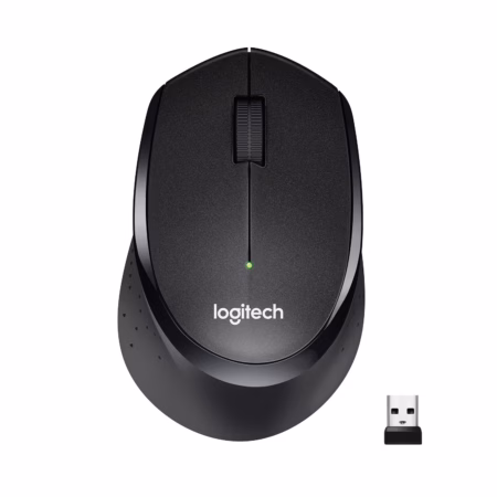 Logitech M331 Silent Plus, 1000 DPI Optical Tracking Wireless Optical Mouse??(2.4GHz Wireless, Black)