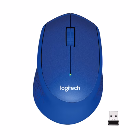 Logitech M331 Silent Plus, 1000 DPI Optical Tracking Wireless Optical Mouse??(2.4GHz Wireless, Blue)