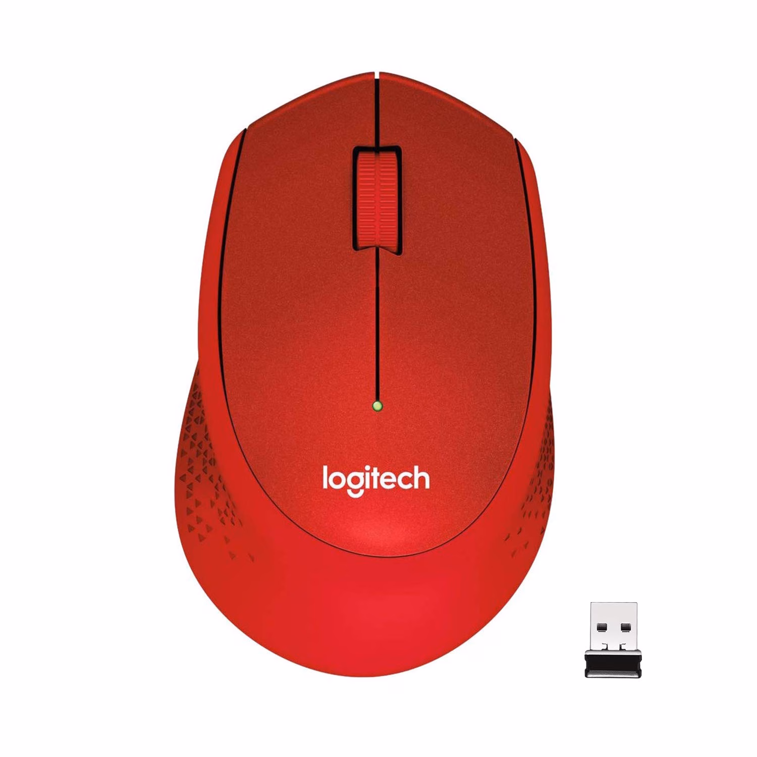 Logitech M331 / Silent Plus, 1000 DPI Optical Tracking Wireless Optical Mouse??(2.4GHz Wireless, Red)