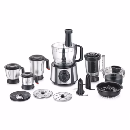 Prestige AMICA Super Mixer Grinder 1000 Juicer Mixer Grinder (5 Jars,BLACK WITH SILVER)