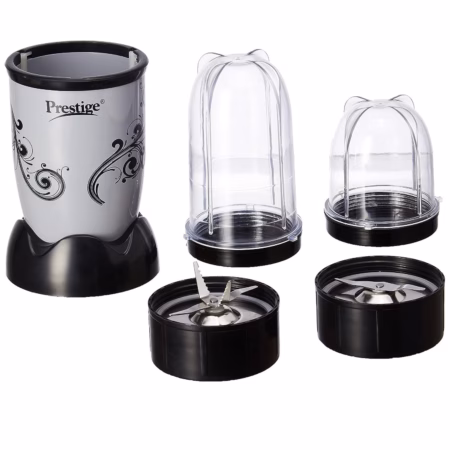 Prestige 41390 Express Grinder - PEX 3.0 350 Juicer Mixer Grinder (2 Jars,Silver)