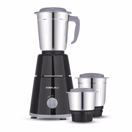 Bajaj 410569 GX 1 500 W Juicer Mixer Grinder (3 Jars,Black)