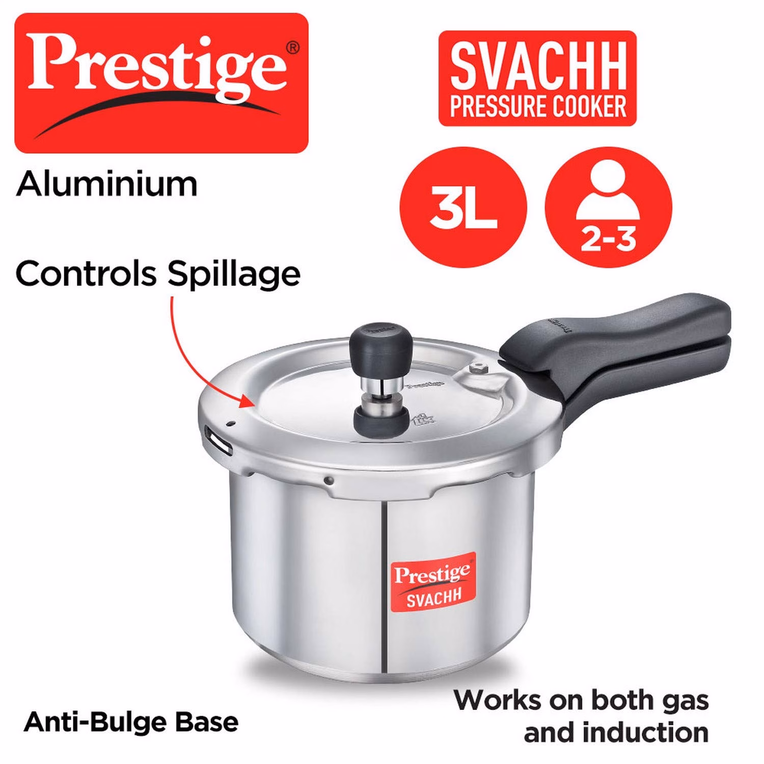 Prestige by TTK Popular Svachh 3 L Pressure Cooker?(Aluminium) - Image 3
